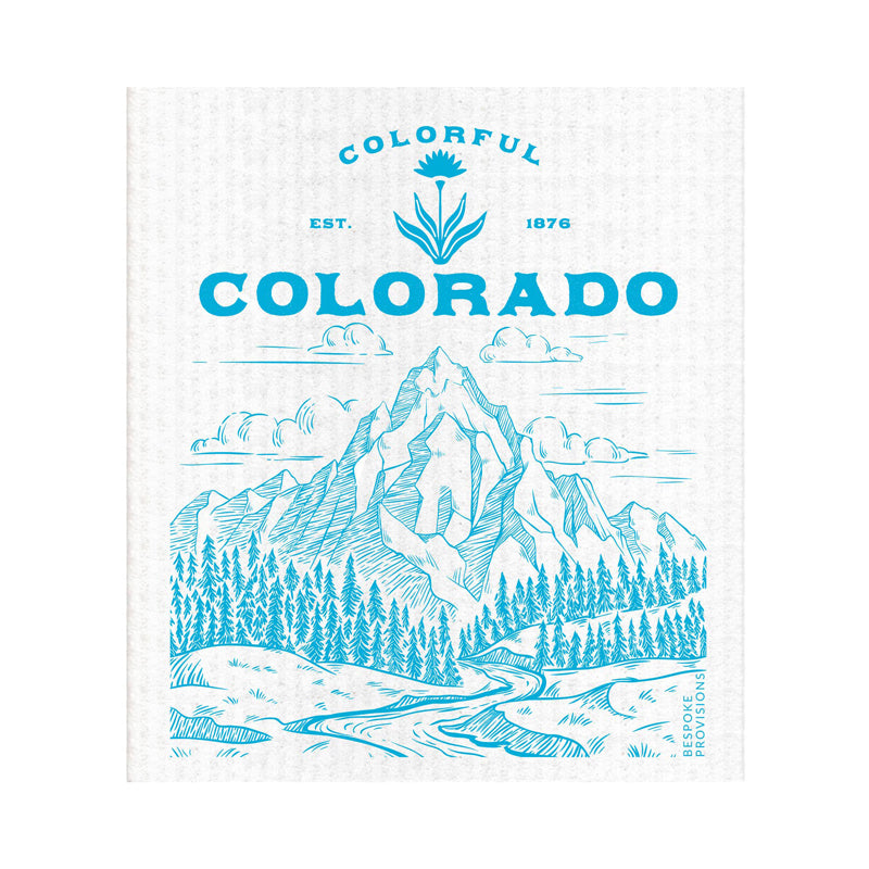 Colorful Colorado Swedish Dish Cloth