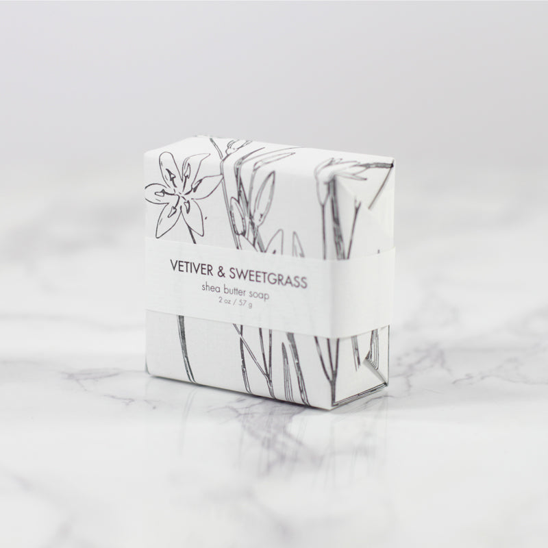 Vetiver and Sweetgrass Guest Soap