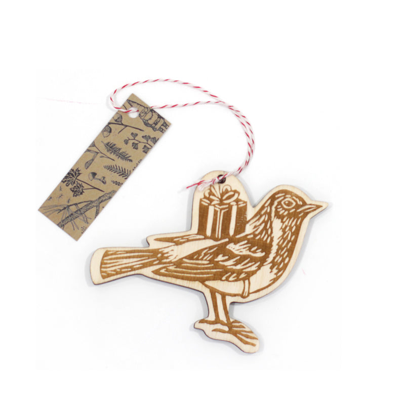 Festive Flight Bird Ornament