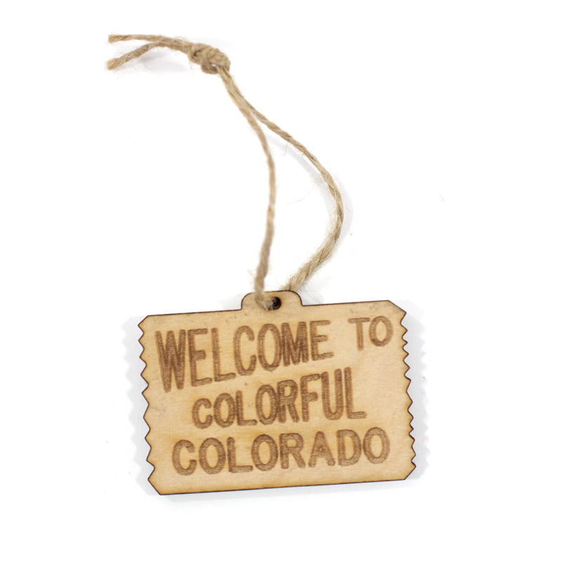 Welcome to Colorado Ornament