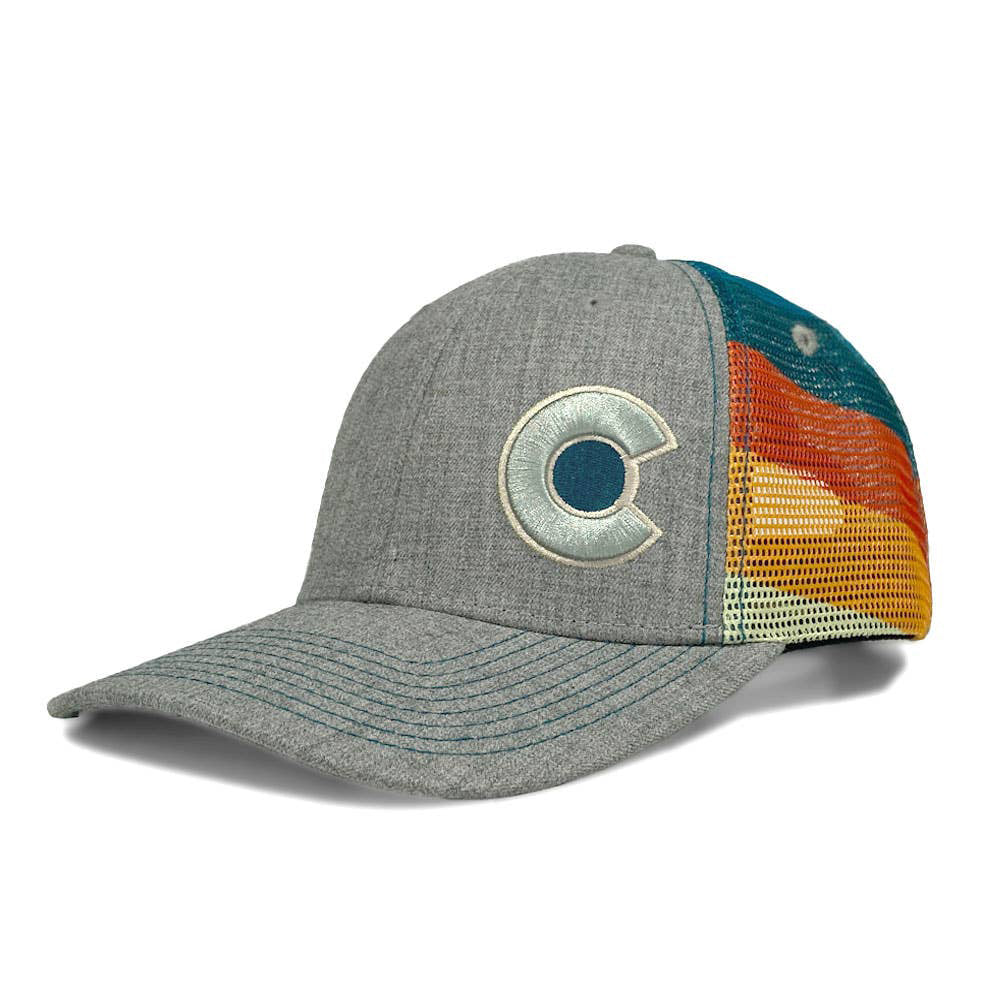 Colorado Trucker Hat (Grey Shoreline)