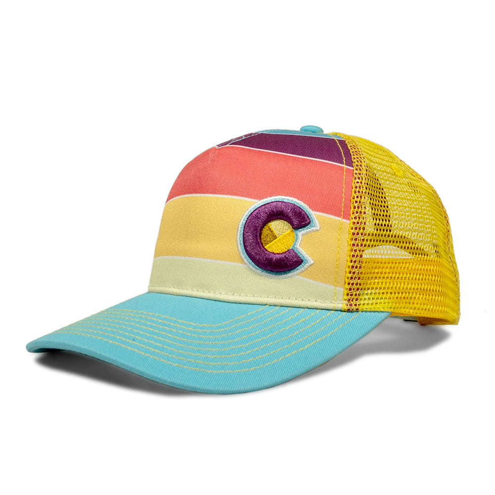Colorado Trucker Hat (Lemon Drop)