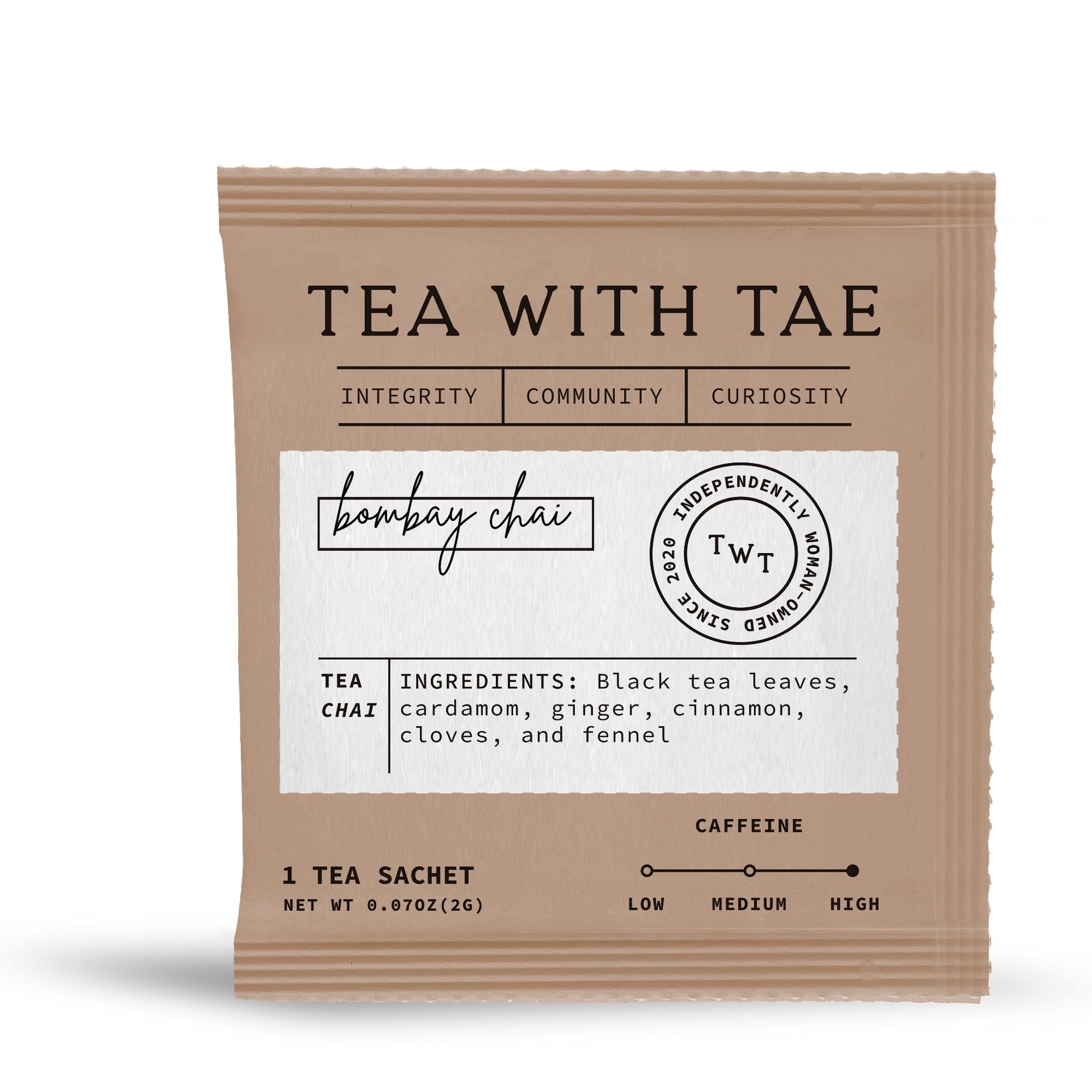 Bombay Masala Chai Tea - Individual Tea Bag