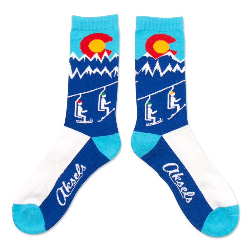 Colorado Ski Lift Socks
