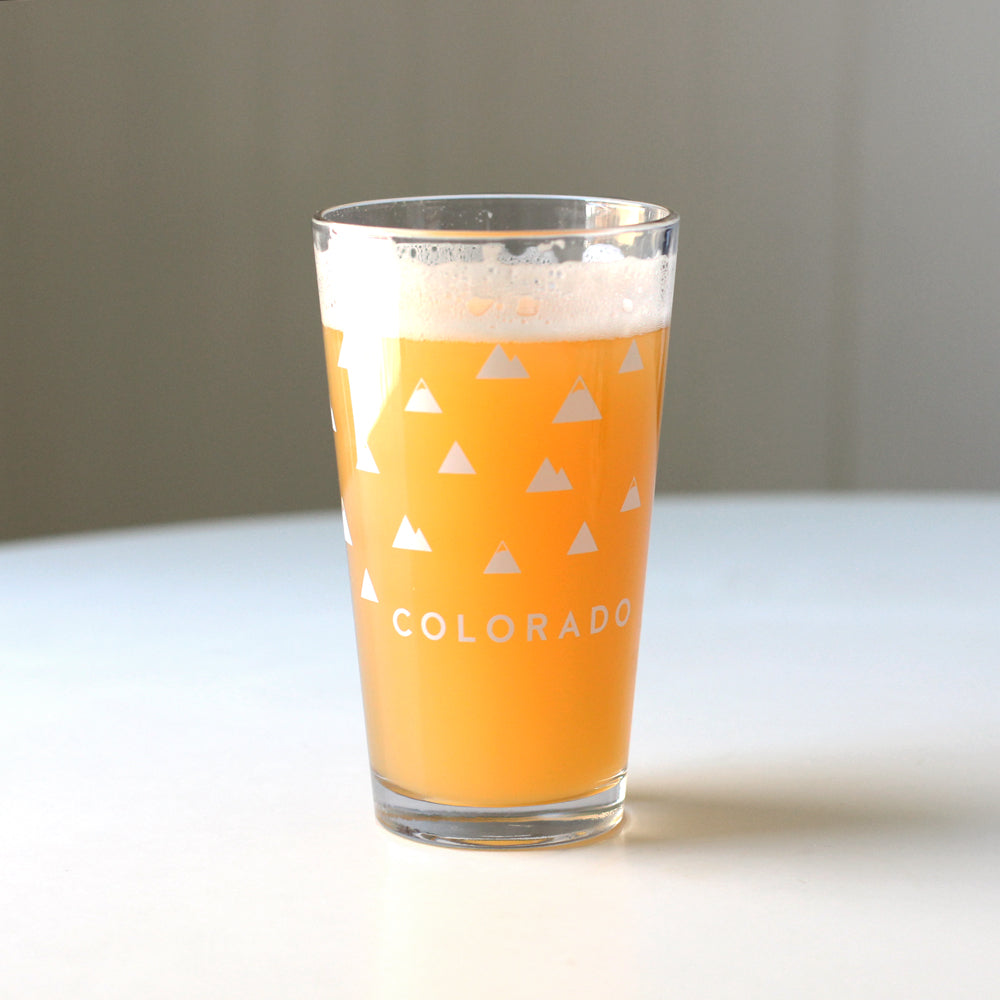 Mountain Pint Glass
