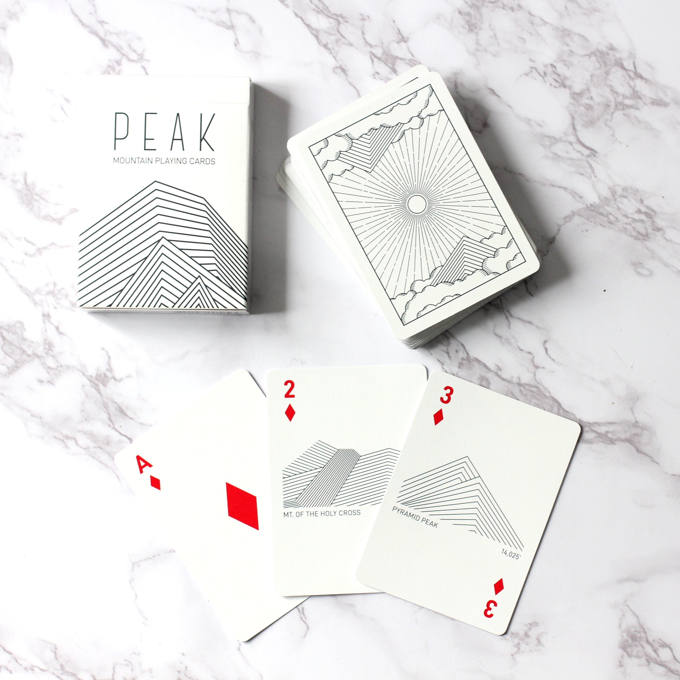 Peak Mountain Playing Cards