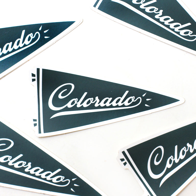 Colorado Pennant Sticker
