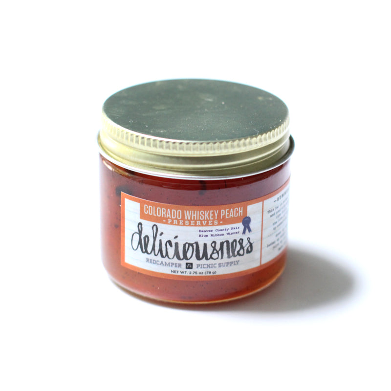 Colorado Whiskey Peach Preserves (2.75oz)