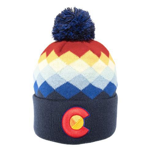 Colorado Mountain Rainbow Beanie