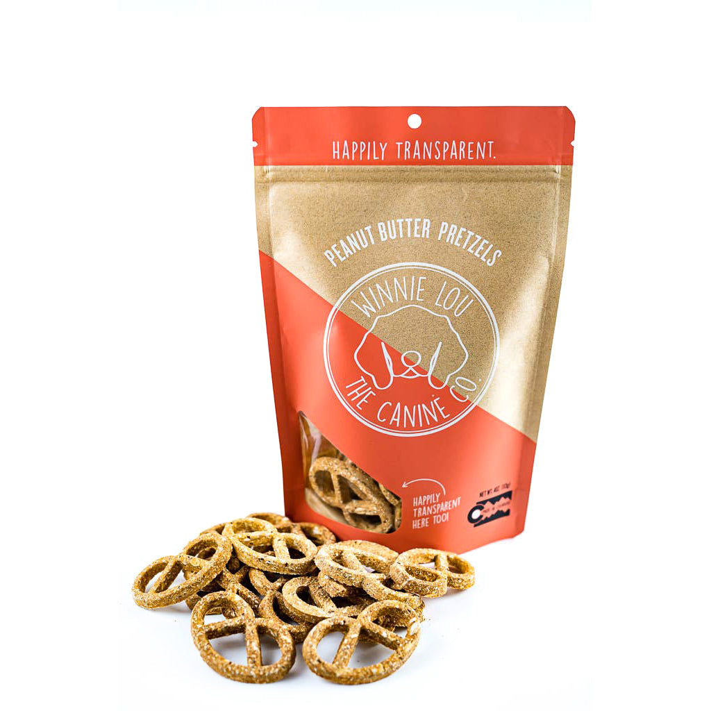 Peanut Butter Pretzel Dog Treats